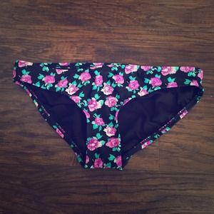 Floral bathing suit bottoms
