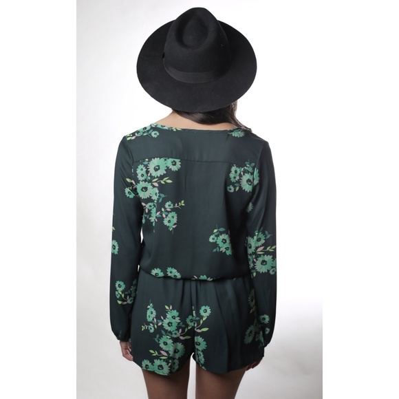 SOLD OUT - • H O S T P I C K • Floral Button Up Romper - Picture 2 of 4