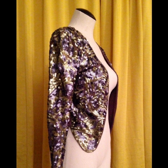 Mango Jackets & Coats Mango Sequin Open Blazer Poshmark