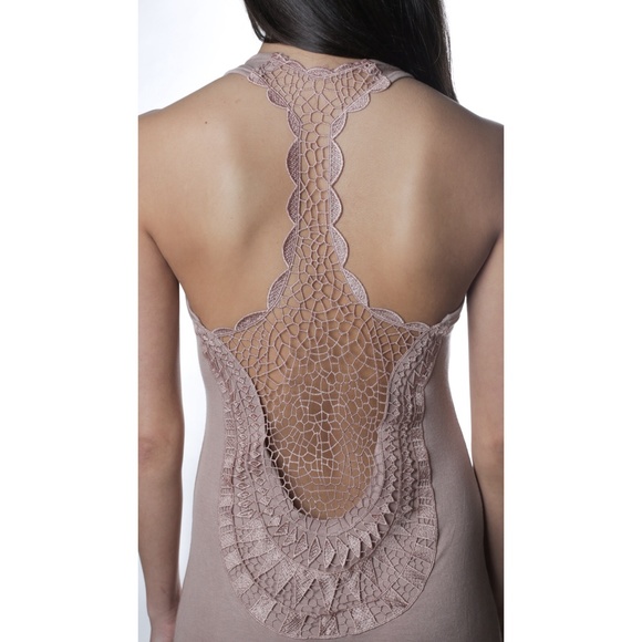 SOLD OUT - Mocha Laced Back Maxi - Picture 2 of 3