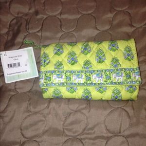 Vera Bradley wallet with strap
