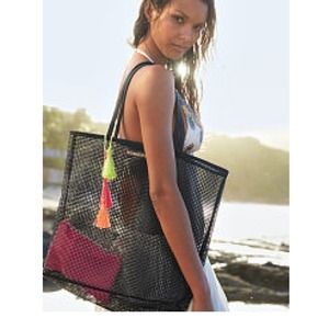 Victoria's Secret Beach Tote with "bikini bag"