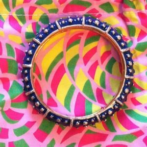 Navy and gold Llilly Pulitzer bangle