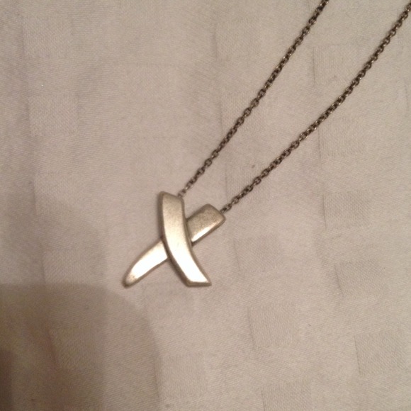Tiffany X necklace