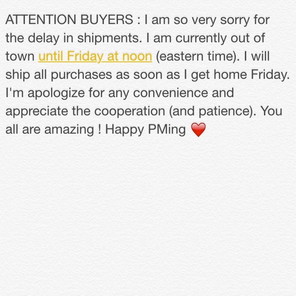 ATTENTION BUYERS