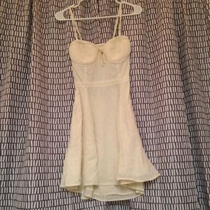 Jessica Simpson cream dress