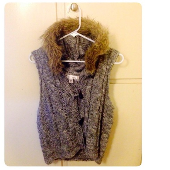 Grey Knitted Vest