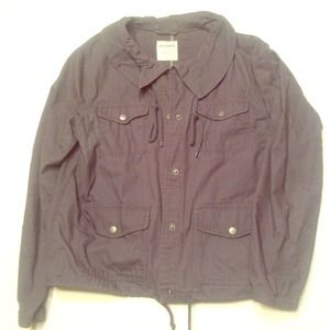 Old Navy Peter Pan neck gray light weight jacket