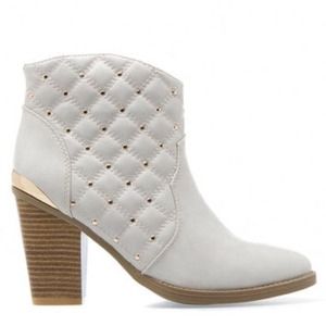 Cute Off White Booties