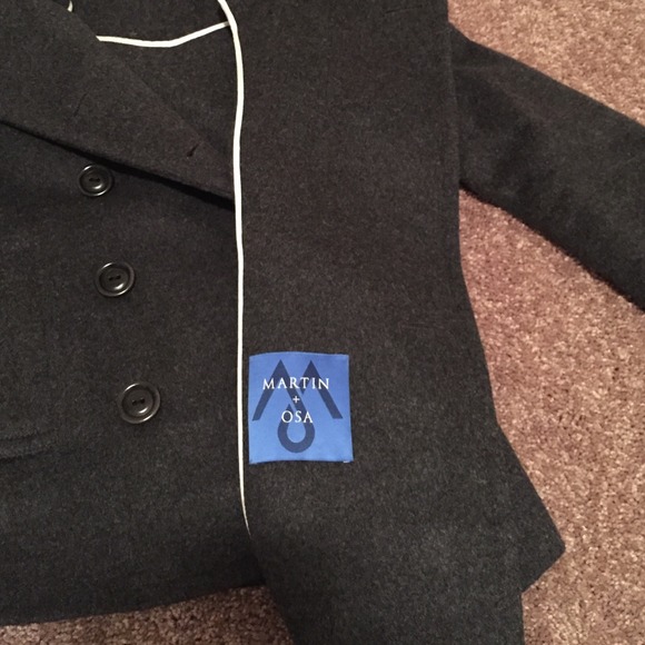 Martin + Osama Hooded Peacoat - Picture 2 of 2