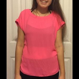 Forever 21 Short Sleeve Bright T-Shirt