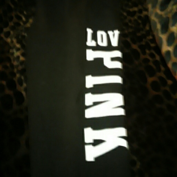Victoria's secret sweat pants.
