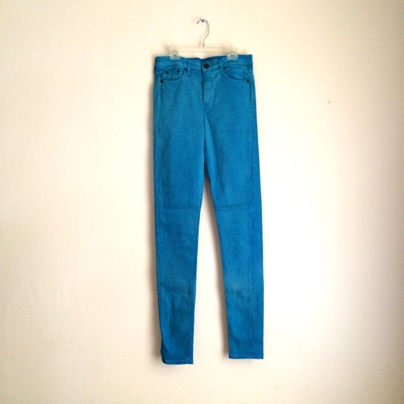 THVM High Rise Skinny Jeans Lapis Blue 27 - Picture 4 of 4
