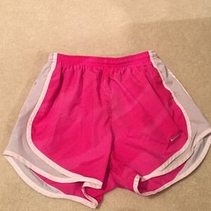 Hot pink nike fit shorts