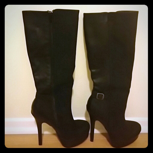 Nice black 5.5 inch stylish boots