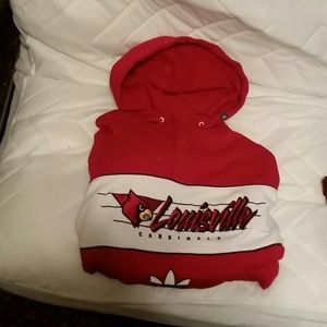 Retro Adidas louisville Cardinals hoodie