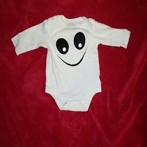 0-3 months Unisex baby ghost onesie