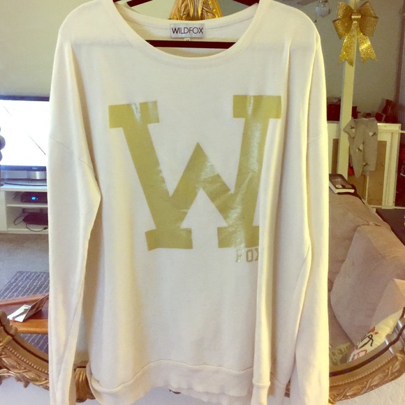 Wildfox wild fox oversized sweatshirt