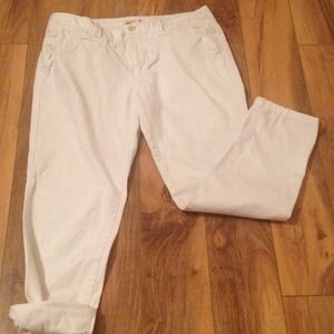 White Slouchy pants