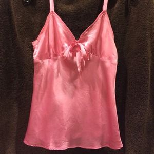 Pink 100% silk tank