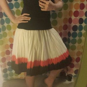 Knee length skirt