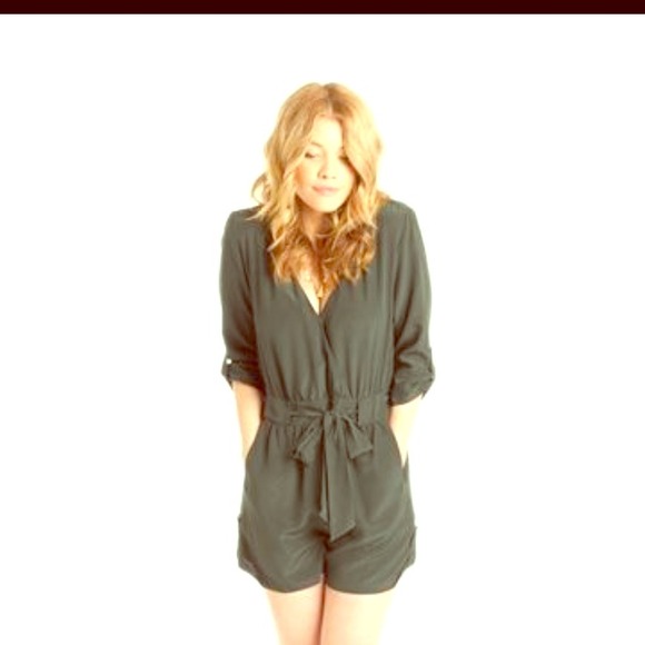 Silk romper