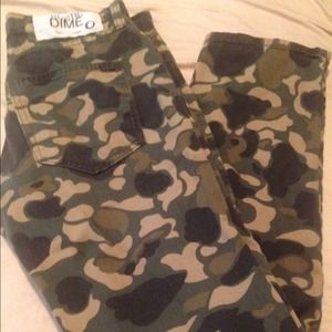 Rustic Dime denim camo pants SOLD