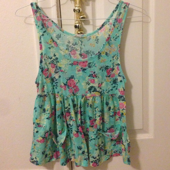Forever 21 Tops Forever 2 Mint Baby Doll Tank Top Poshmark