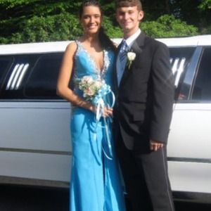 🔹Beautiful blue prom dress!! 🔹