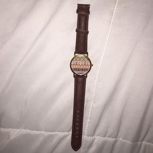 tribal print watch