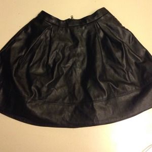 Leather skirt
