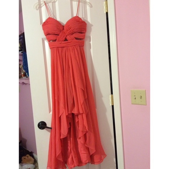 Cache Dresses & Skirts - Coral Prom Dress size 2
