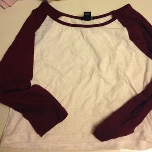 Baseball crop top