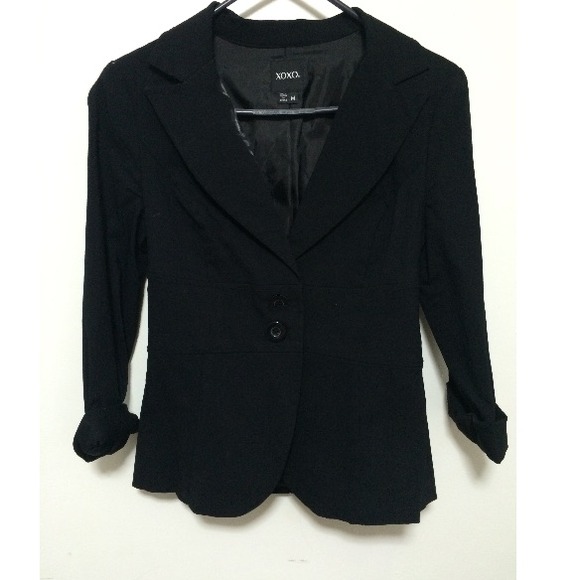 XOXO Jackets & Blazers - BUNDLE: Black blazer sz M & black vest, size S