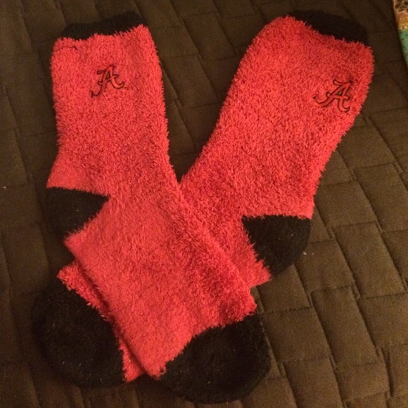 Alabama Fuzzy Socks