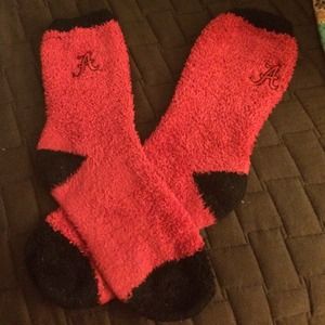 Alabama Fuzzy Socks