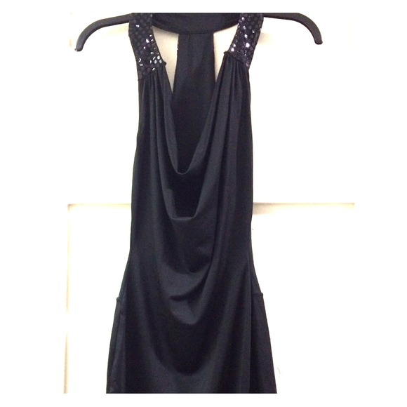 Sexy black dress