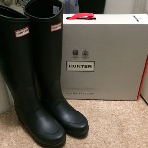☔️Hunter Sandhurst Equestrian Rainboots