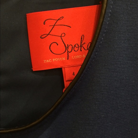 Blue Cap Sleeved Peplum Dress - Picture 4 of 4