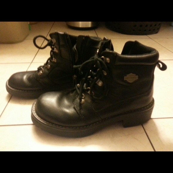 Harley Davidson ladies riding boots - Picture 3 of 3