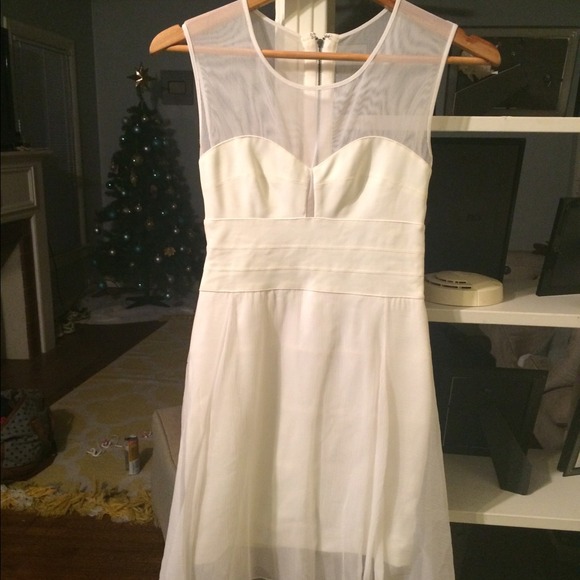 Beautiful White BCBG Dress