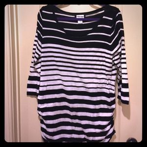 Striped maternity top