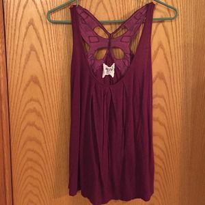 Pacsun Kirra Sequin Back Shirt