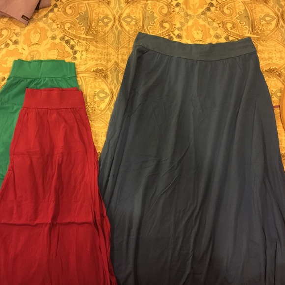 Long skirts