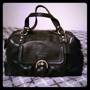 Coach Black Leather Handbag
