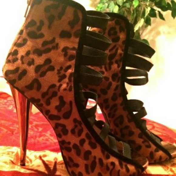 Cheetah print heels