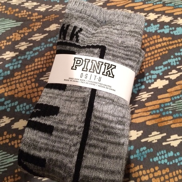 Pink socks.