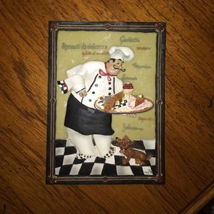 Chef 3D wall decor