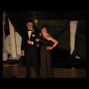 Elegant and simple black dress