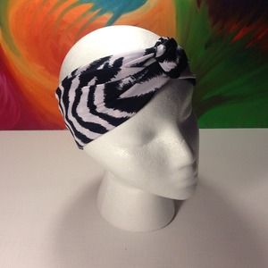 Turban Zebra Print